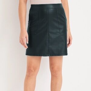 NWT Maurice’s Faux Leather High Rise Skirt